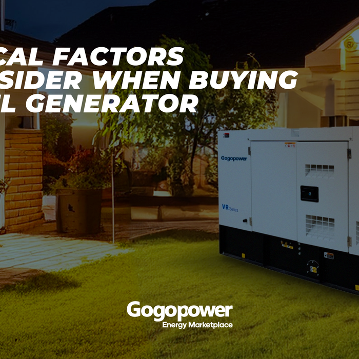 7 Critical Factors to Consider When Buying a Diesel Generator