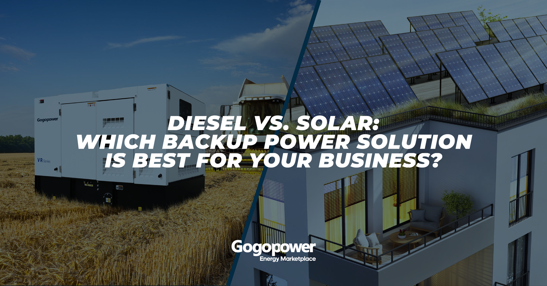 Diesel vs. Solar: Which Backup Power Solution Is Best for Your Business?