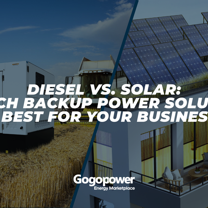 Diesel vs. Solar: Which Backup Power Solution Is Best for Your Business?