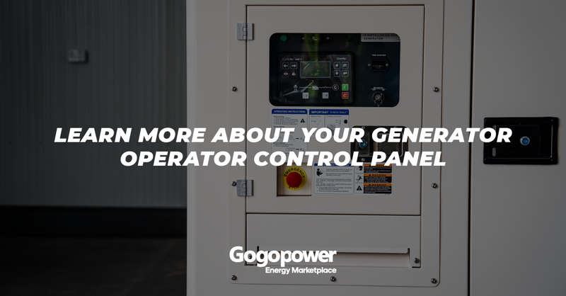 Learn more about your Generator Operator Control Panel