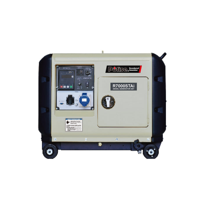 R7000STAi-AU, 4.6kVA Portable Diesel Generator 240V, 1 Phase: Powered by OEM Engine